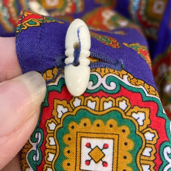 Valentino Men's Purple and Orange Beachwear Shirt - Picture 5 of 10